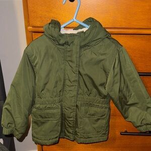 Wonder Nation Olive Hooded Jacket